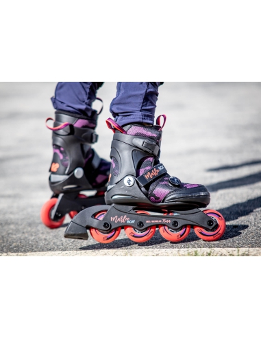 Rolki dziecięce K2 MARLEE BOA Black/Purple/Coral