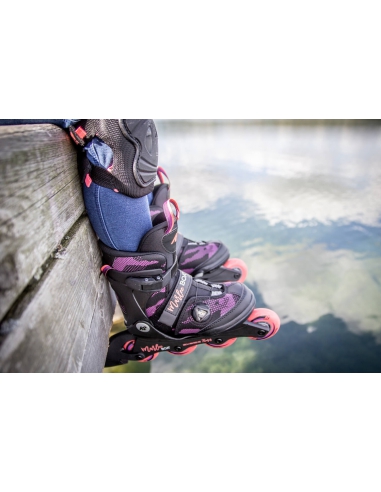 Rolki dziecięce K2 MARLEE BOA Black/Purple/Coral