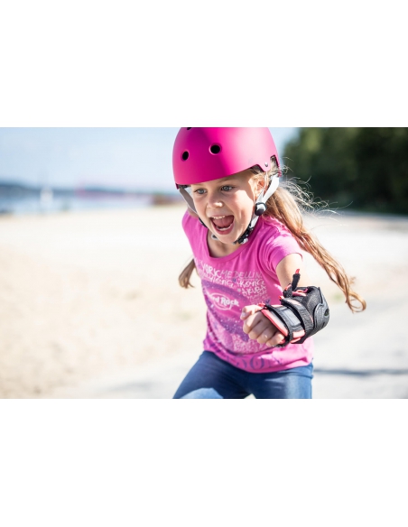 Ochraniacze dziecięce (na kolana, łokcie, nadgarstki) K2 Marlee Pro Black/Coral