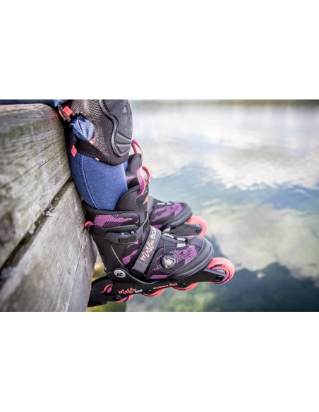 Ochraniacze dziecięce (na kolana, łokcie, nadgarstki) K2 Marlee Pro Black/Coral