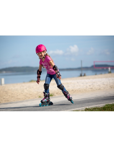 Ochraniacze dziecięce (na kolana, łokcie, nadgarstki) K2 Marlee Pro Black/Coral