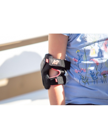 Ochraniacze dziecięce (na kolana, łokcie, nadgarstki) K2 Marlee Pro Black/Coral