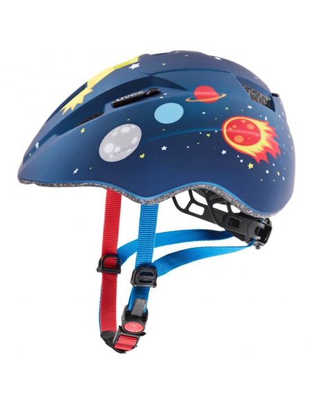 Kask Uvex Kid 2 CC Dark Blue Rocket Mat Kask Uvex Kid 2 CC Dark Blue Rocket Mat