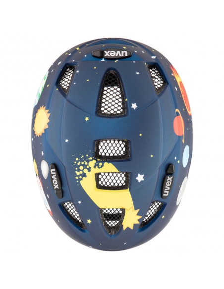 Kask Uvex Kid 2 CC Dark Blue Rocket Mat Kask Uvex Kid 2 CC Dark Blue Rocket Mat