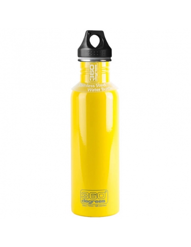 Butelka 360° Single Wall Stainless 750ml Yellow