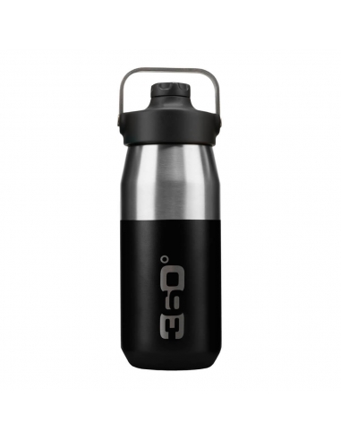 Butelka izolowana 360° Vacuum Insulated Stainless Wide Mouth Bottle with Sip Cap 750ml Black