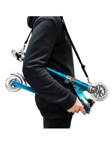 Pasek do noszenia hulajnogi dwukołowej czarny