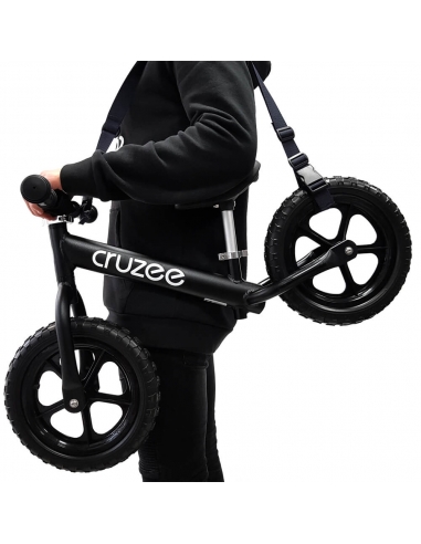 Pasek do noszenia rowerka biegowego lub hulajnogi fioletowy