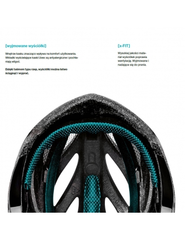 Kask rowerowy Uvex I-vo CC Red-Black Mat