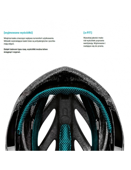 Kask rowerowy Uvex I-vo CC Red-Black Mat Kask rowerowy Uvex I-vo CC Red-Black Mat