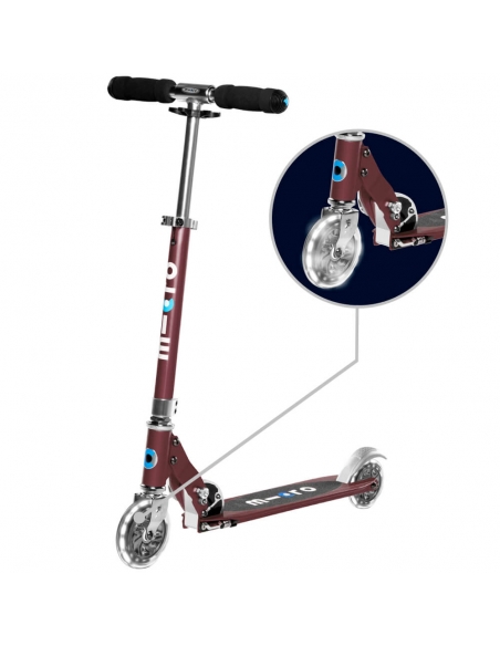 Hulajnoga Micro Sprite LED Autumn Red