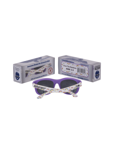 Okulary przeciwsłoneczne dla dzieci Babiators Original Navigator Over The Rainbow 0-2 LIMITED EDITION