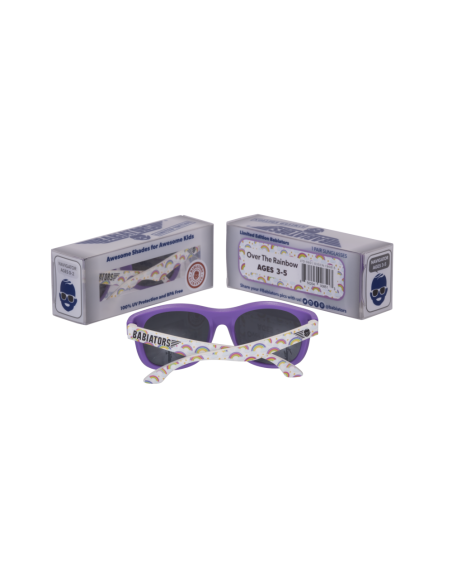 Okulary przeciwsłoneczne dla dzieci Babiators Original Navigator Over The Rainbow 0-2 LIMITED EDITION