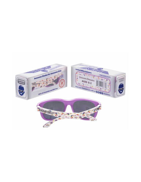 Okulary przeciwsłoneczne dla dzieci Babiators Original Navigator Unicorn Dreams 0-2 LIMITED EDITION