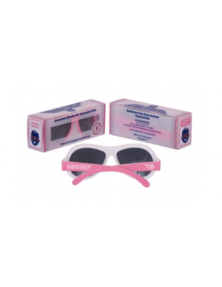 Okulary przeciwsłoneczne dla dzieci Babiators Original Aviator Tickled Pink 0-2