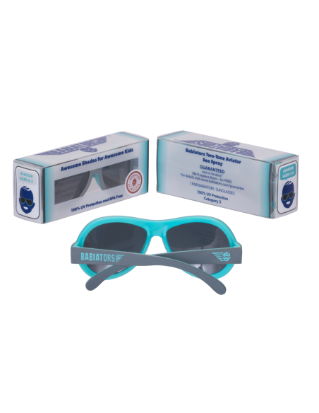 Okulary przeciwsłoneczne dla dzieci Babiators Original Aviator Sea Spray 0-2
