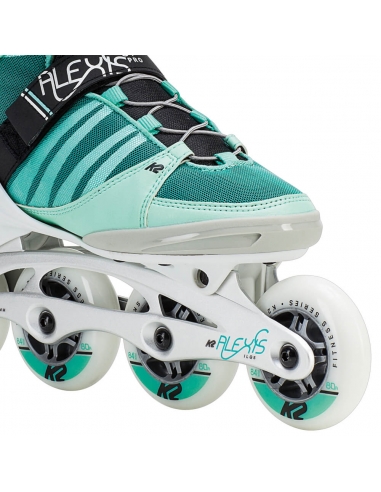 Rolki damskie K2 Alexis 84 PRO White/Mint