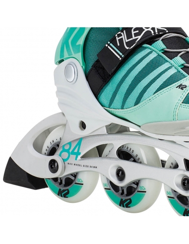 Rolki damskie K2 Alexis 84 PRO White/Mint