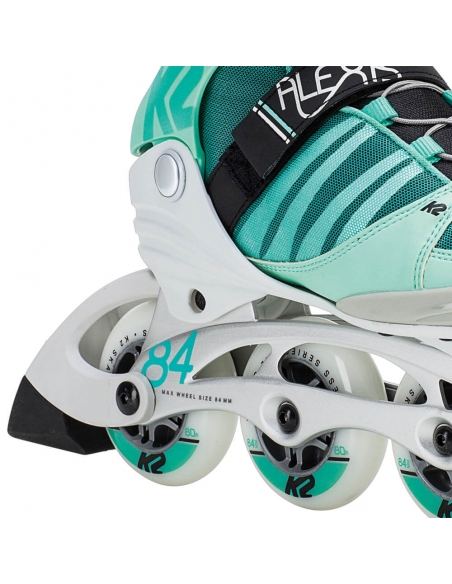 Rolki damskie K2 Alexis 84 PRO White/Mint Rolki damskie K2 Alexis 84 PRO White/Mint