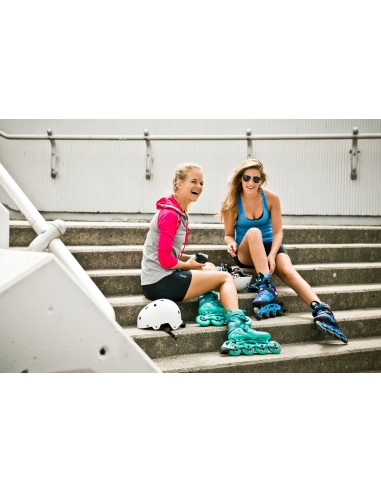 Rolki damskie K2 Alexis 84 PRO White/Mint