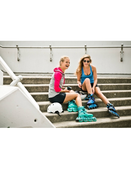 Rolki damskie K2 Alexis 84 PRO White/Mint