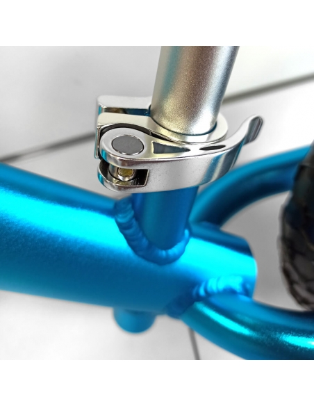 Rowerek biegowy Cruzee 12 SAFE niebieski białe koła