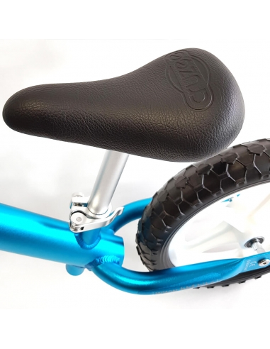 Rowerek biegowy Cruzee 12 SAFE niebieski białe koła