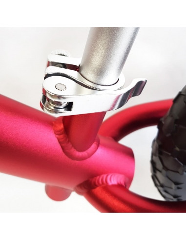 Rowerek biegowy Cruzee 12 czerwony białe koła