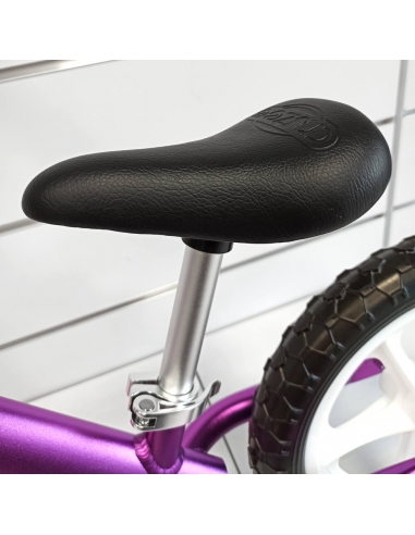 Rowerek biegowy Cruzee 12 fioletowy białe koła