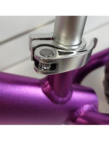 Rowerek biegowy Cruzee 12 fioletowy białe koła