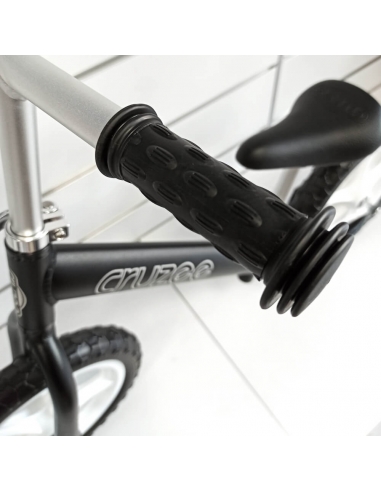 Rowerek biegowy Cruzee 12 czarny białe koła