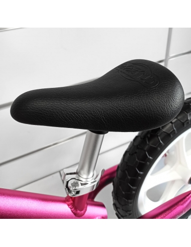 Rowerek biegowy Cruzee 12 różowy białe koła