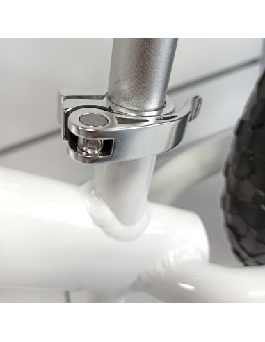 Rowerek biegowy Cruzee 12 biały białe koła