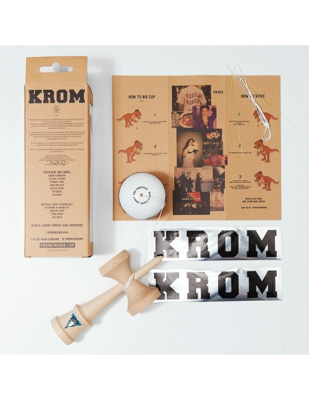 Kendama Krom Strogo White