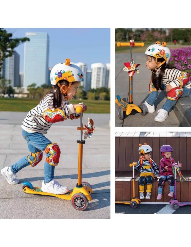 Kask dziecięcy Micro Monsters 3D