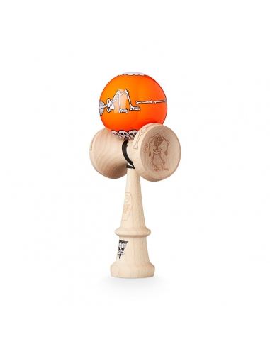 Kendama Krom x Jody Barton ORANGE SKELETONS