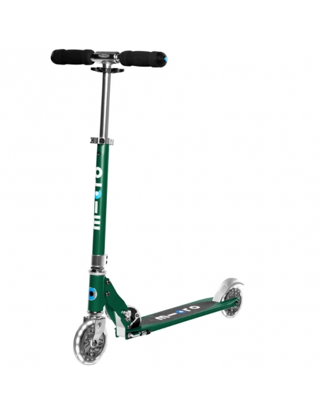 Hulajnoga Micro Sprite LED Forest Green (świecące koła)