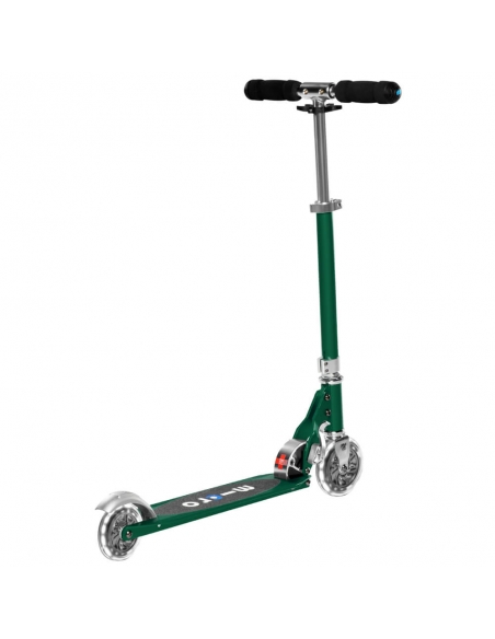 Hulajnoga Micro Sprite LED Forest Green (świecące koła)