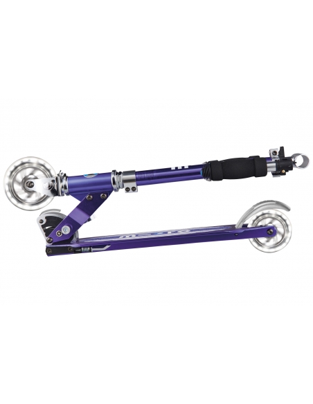 Hulajnoga Micro Sprite LED Blue Stripe (świecące koła)