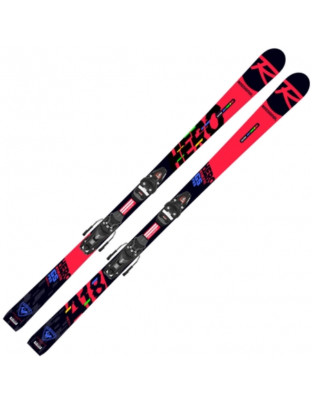 Juniorskie narty gigantowe Rossignol HERO ATHLETE GS OPEN z wiązaniami Look NX 7 Lifter