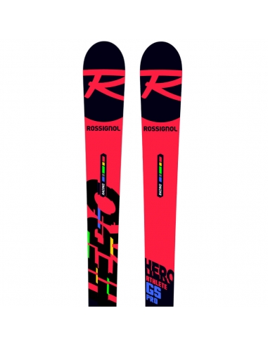 Juniorskie narty gigantowe Rossignol HERO ATHLETE GS OPEN z wiązaniami Look NX 7 Lifter