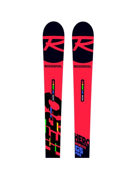 Juniorskie narty gigantowe Rossignol HERO ATHLETE GS OPEN z wiązaniami Look NX 7 Lifter