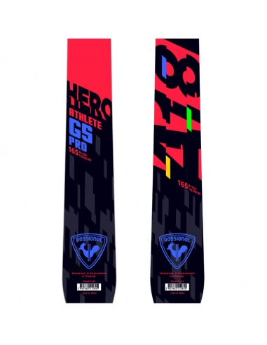 Juniorskie narty gigantowe Rossignol HERO ATHLETE GS OPEN z wiązaniami Look NX 7 Lifter