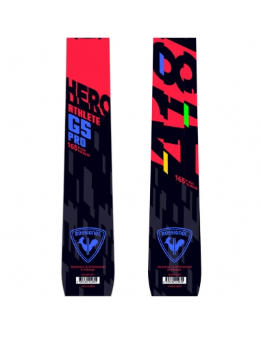 Juniorskie narty gigantowe Rossignol HERO ATHLETE GS PRO  z wiązaniami Look SPX 10