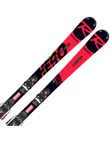 Juniorskie narty race Rossignol HERO ATHLETE MULTI-EVENT OPEN wraz z wiązaniami Look  NX JR 7 2020/21