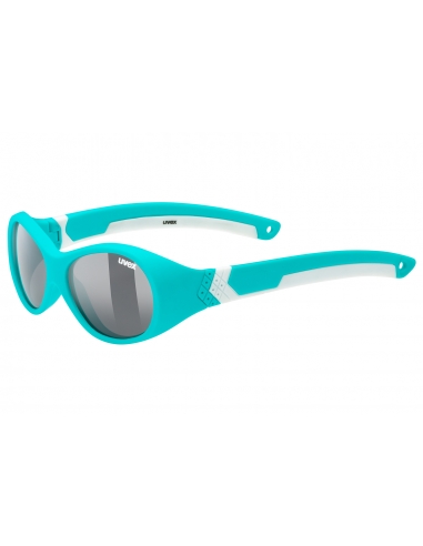 Okulary przeciwsłoneczne dla dzieci Uvex Sportstyle 510 Turquoise White Mat