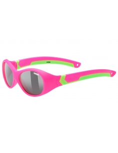 Okulary przeciwsłoneczne dla dzieci Uvex Sportstyle 510 Pink Green Mat