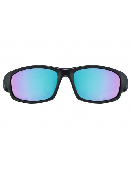 Okulary przeciwsłoneczne dla dzieci Uvex Sportstyle 507 Black Green Mat