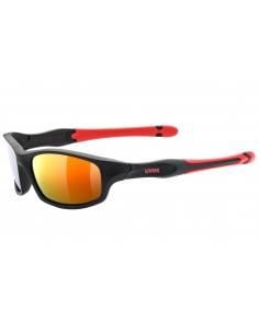 Okulary przeciwsłoneczne dla dzieci Uvex Sportstyle 507 Black Red Mat