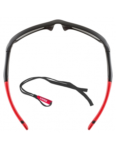 Okulary przeciwsłoneczne dla dzieci Uvex Sportstyle 507 Black Red Mat